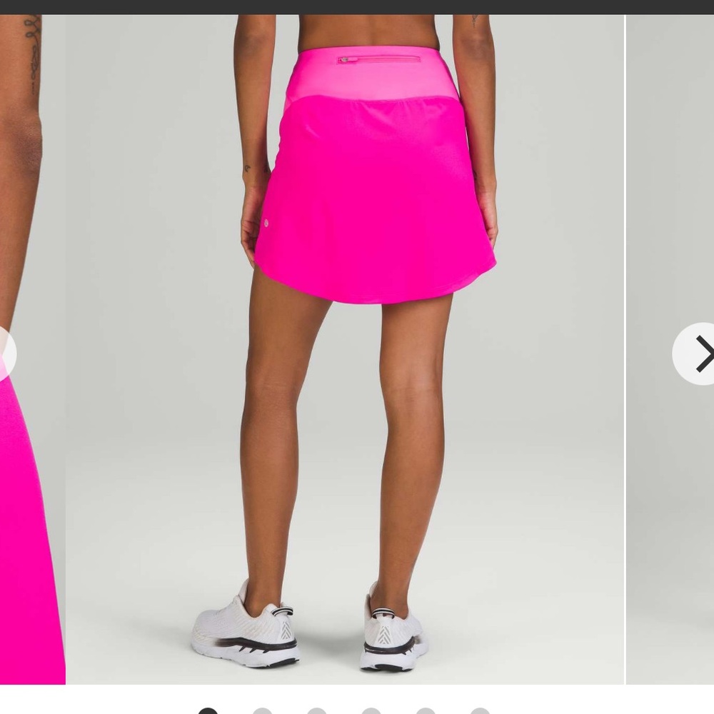 Lululemon sz 6 Essential High Rise Pow Pink Skirt tennis golf pickleball commute